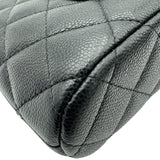 シャネル CHANEL クラシックチェーンショルダーバッグ AP4016 ブラック ゴールド金具 キャビア レディース ショルダーバッグ