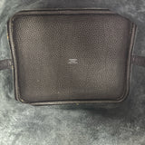 エルメス HERMES ピコタンロックMM U刻 ブルーインディゴ シルバー金具 トリヨン レディース ハンドバッグ