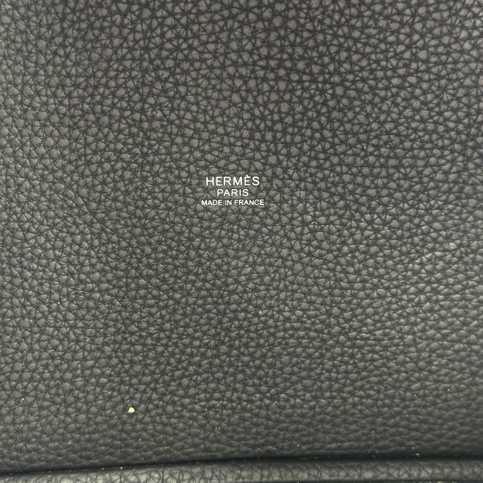 エルメス HERMES ピコタンロックMM U刻 ブルーインディゴ シルバー金具