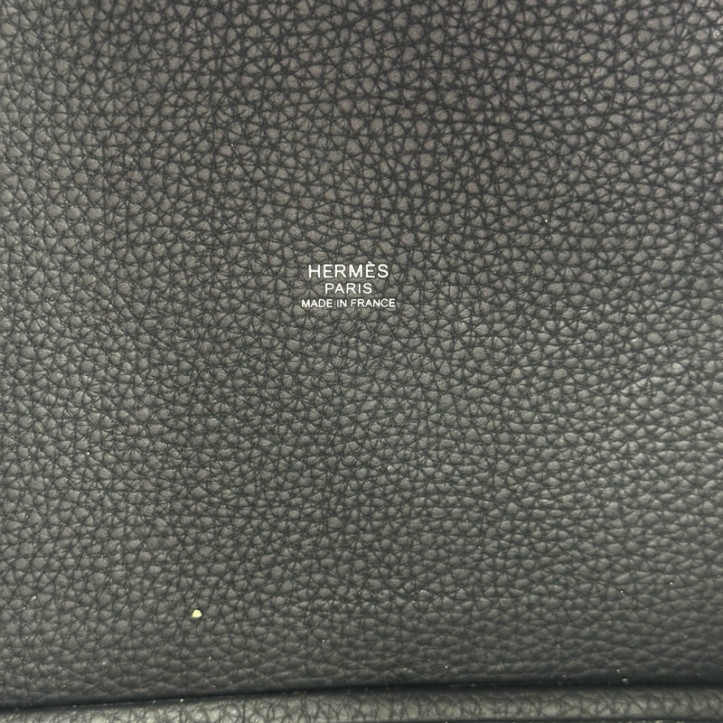 HERMESインディゴ シルバー金具 エルメス HERMES ピコタンロックMM U刻 ブルーインディゴ シルバー金具