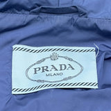 プラダ PRADA トライアングルロゴフーデッドナイロンジャケット 291372 ブルー ナイロン ユニセックス ナイロンジャケット