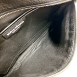 メゾン マルジェラ Maison Margiela 5ACショルダーバッグ SB1WG0017 ブラック　シルバー金具 カーフレザー メンズ ショルダーバッグ