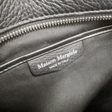 メゾン マルジェラ Maison Margiela 5ACショルダーバッグ SB1WG0017 ブラック　シルバー金具 カーフレザー メンズ ショルダーバッグ