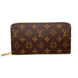 ルイ・ヴィトン LOUIS VUITTON ジッピーウォレット M41894 ブラウン/ローズバレリーヌ モノグラム ユニセックス 長財布
