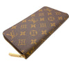 ルイ・ヴィトン LOUIS VUITTON ジッピーウォレット M41894 ブラウン/ローズバレリーヌ モノグラム ユニセックス 長財布