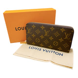 ルイ・ヴィトン LOUIS VUITTON ジッピーウォレット M41894 ブラウン/ローズバレリーヌ モノグラム ユニセックス 長財布