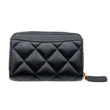 シャネル CHANEL クラシック ジップ コインパース AP0216 ブラック　ゴールド金具 ラムスキン レディース コインケース
