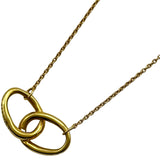 ティファニー TIFFANY＆CO ダブルループネックレス ゴールド 750 ジュエリー