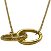 ティファニー TIFFANY＆CO ダブルループネックレス ゴールド 750 ジュエリー