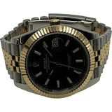 ロレックス ROLEX デイトジャスト41 126333 ブラック ゴールド/ステンレススチール 自動巻き メンズ 腕時計