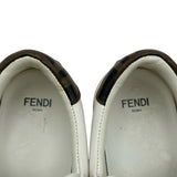 フェンディ FENDI FFベルトスリッポン ホワイト レザー レディース スニーカー