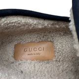 グッチ GUCCI GG総柄 ムートンシューズ ベージュ ウール/ポア レディース ローファー