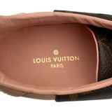 ルイ・ヴィトン LOUIS VUITTON モノグラムローカットスニーカー ブラウン レザー レディース スニーカー