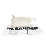 ジルサンダー JIL SANDER エンパイアスモールショルダーバッグ J07WD0051-P6574 アイボリー　ゴールド金具 レザー レディース ショルダーバッグ