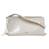 ジルサンダー JIL SANDER エンパイアスモールショルダーバッグ J07WD0051-P6574 アイボリー　ゴールド金具 レザー レディース ショルダーバッグ