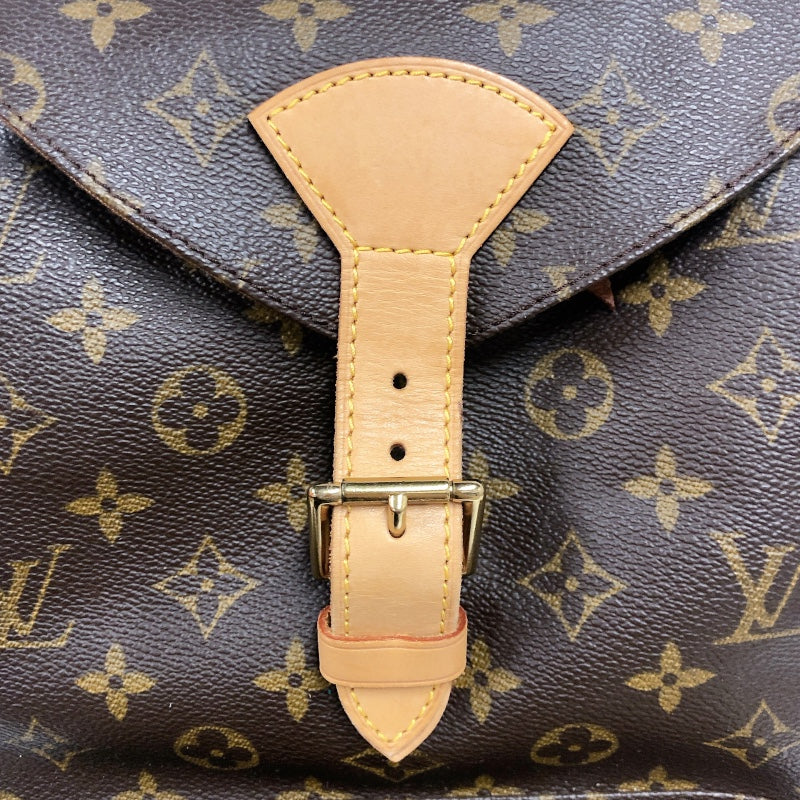 ルイ・ヴィトン LOUIS VUITTON モンスリGM M51135 ブラウン PVC