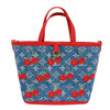 ルイ・ヴィトン LOUIS VUITTON ネヴァーフル・インサイドアウトBB LV×TM M14997 ブルー　ゴールド金具 モノグラム・チェリーデニム レディース ハンドバッグ