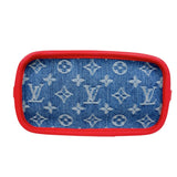 ルイ・ヴィトン LOUIS VUITTON ネヴァーフル・インサイドアウトBB LV×TM M14997 ブルー　ゴールド金具 モノグラム・チェリーデニム レディース ハンドバッグ
