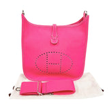 エルメス HERMES エブリン3PM ▢P刻　(2012年製) ローズティリアン/シルバー金具 ヴォーエプソン レディース ショルダーバッグ