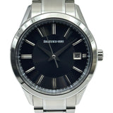 セイコー SEIKO SHIZUKU-ISHI メンズウォッチ ND75-002 ブラック ステンレススチール 自動巻き メンズ 腕時計