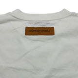 ルイ・ヴィトン LOUIS VUITTON エンボスロゴ長袖Tシャツ HSY43W ホワイト コットン メンズ 半袖Ｔシャツ