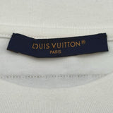 ルイ・ヴィトン LOUIS VUITTON エンボスロゴ長袖Tシャツ HSY43W ホワイト コットン メンズ 半袖Ｔシャツ