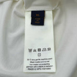 ルイ・ヴィトン LOUIS VUITTON エンボスロゴ長袖Tシャツ HSY43W ホワイト コットン メンズ 半袖Ｔシャツ