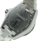 シャネル CHANEL J12 33MM H2000 ホワイト セラミック/ステンレススチール クオーツ レディース 腕時計