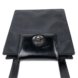 ブルガリ BVLGARI ブルガリブルガリショルダーバッグ ブラック　シルバー金具 ナイロン/レザー レディース ショルダーバッグ