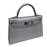 エルメス HERMES ミニケリー2 K刻印　(2025年製) アルジャン/シルバー金具 シェーブルシャムキラ レディース ショルダーバッグ