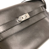 エルメス HERMES ケリーメッセンジャーPM K刻印 ブラック エヴァーグレイン レディース ショルダーバッグ