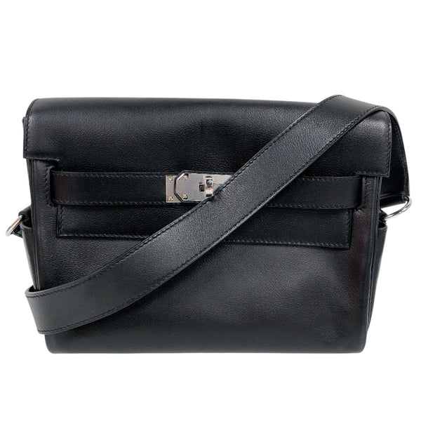 エルメス HERMES ケリーメッセンジャーPM K刻印 ブラック エヴァー