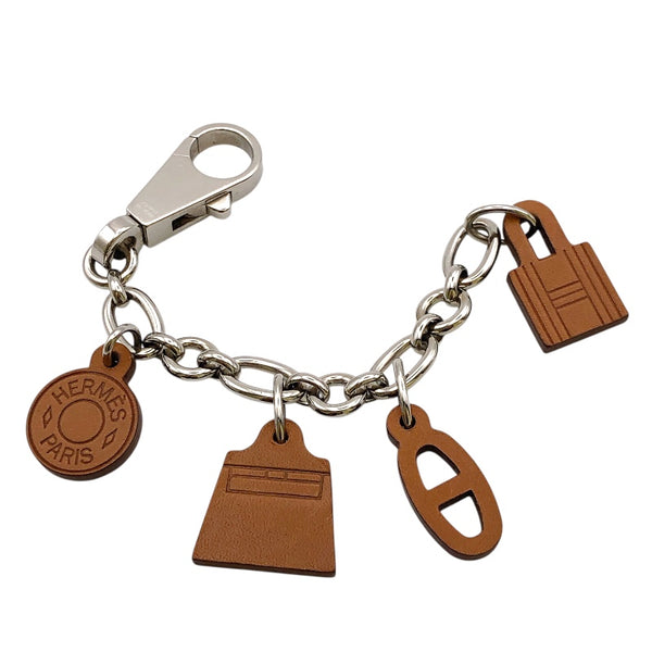 HERMES エルメス非売品チャーム エルメス HERMES アミュレット4チャーム シルバー・フォーブ メタル