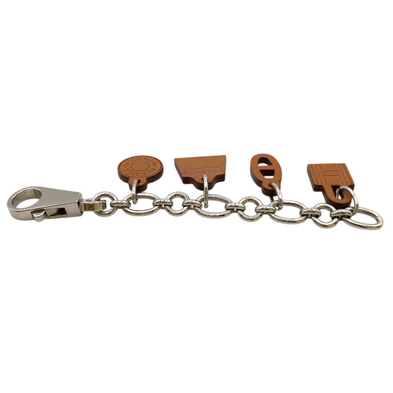 【非売品】HERMESエルメス シュバル ゆり木馬 チャーム　茶色　ブラウン エルメス HERMES アミュレット4チャーム シルバー・フォーブ メタル