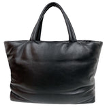 サンローラン SAINT LAURENT ワイドロゴトートバッグ 756269 ブラック ナッパレザー メンズ トートバッグ