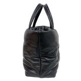 サンローラン SAINT LAURENT ワイドロゴトートバッグ 756269 ブラック ナッパレザー メンズ トートバッグ