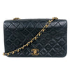 シャネル CHANEL マトラッセチェーンホルダー ブラック　ゴールド/シルバー金具 ラム レディース ショルダーバッグ