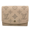 ルイ・ヴィトン LOUIS VUITTON ポルトフォイユ･イリスコンパクト M62542 ブラウン マヒナ レディース 三つ折り財布