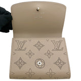 ルイ・ヴィトン LOUIS VUITTON ポルトフォイユ･イリスコンパクト M62542 ブラウン マヒナ レディース 三つ折り財布