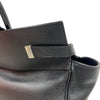サンローラン SAINT LAURENT マンハッタンN/Sトートバック 757302 ブラック/ホワイト シルバー金具 カーフレザー メンズ トートバッグ