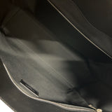 サンローラン SAINT LAURENT マンハッタンN/Sトートバック 757302 ブラック/ホワイト シルバー金具 カーフレザー メンズ トートバッグ