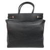 サンローラン SAINT LAURENT マンハッタンN/Sトートバック 757302 ブラック/ホワイト シルバー金具 カーフレザー メンズ トートバッグ