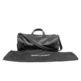 サンローラン SAINT LAURENT ワイドロゴパファーボストンバック 797640 ブラック ナッパレザー メンズ ボストンバッグ