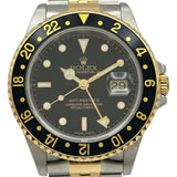 ロレックス ROLEX GMTマスター2 16713 ブラック ゴールド/ステンレススチール 自動巻き メンズ 腕時計