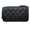 シャネル CHANEL マトラッセフォンカードケース AP2536 ブラック　ゴールド金具 ラムスキン レディース カードケース