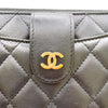 シャネル CHANEL マトラッセフォンカードケース AP2536 ブラック　ゴールド金具 ラムスキン レディース カードケース
