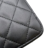 シャネル CHANEL マトラッセフォンカードケース AP2536 ブラック　ゴールド金具 ラムスキン レディース カードケース