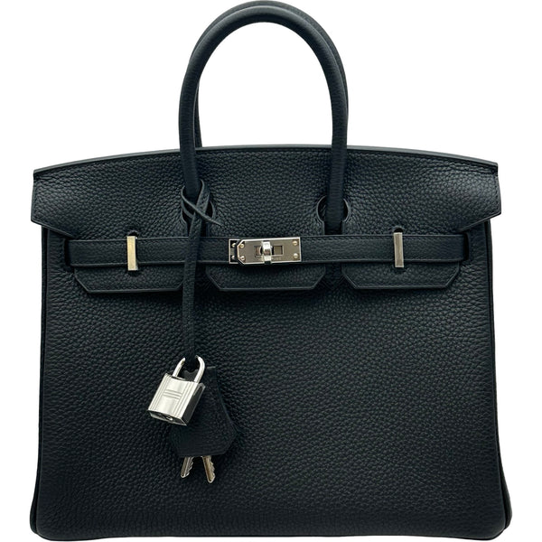エルメス HERMES バーキン25 G刻印 ブラック シルバー金具 トゴ