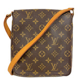 ルイ・ヴィトン LOUIS VUITTON ミュゼット・サルサショート M51387 ブラウン　ゴールド金具 モノグラム レディース ショルダーバッグ