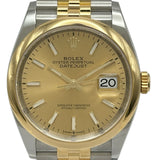 ロレックス ROLEX デイトジャスト36 126203 ゴールド ゴールド/ステンレススチール 自動巻き メンズ 腕時計